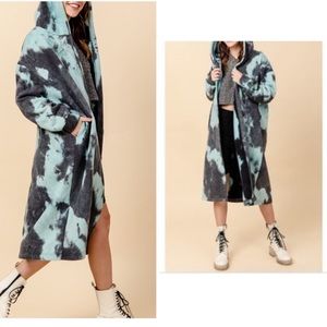 Long Oversized COZY Hooded Sweatshirt Cardigan